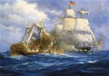 batalla naval a america